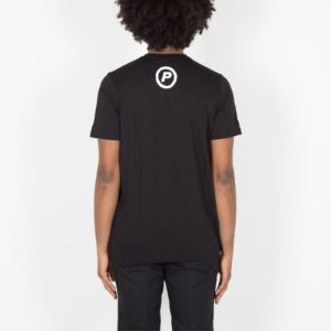 Puma Back P Short Sleeve Men's Basketball Tee 'Black White' 530731-01 sold by KicksCrew