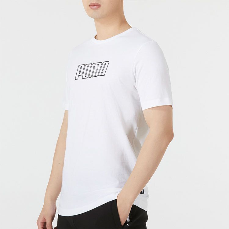 PUMA Essentials Logo T-shirt 'White' 671602-02 sold by KicksCrew product image thumbnail 3