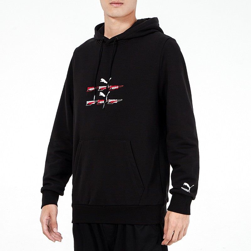 Puma Sports Knit Cardigan Hoodie 'Black' 533145-51 sold by KicksCrew product image thumbnail 5