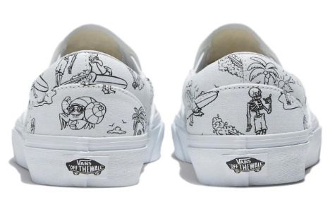 Vans slip-on Classic 'White' VN0A5JLXBPD sold by KicksCrew