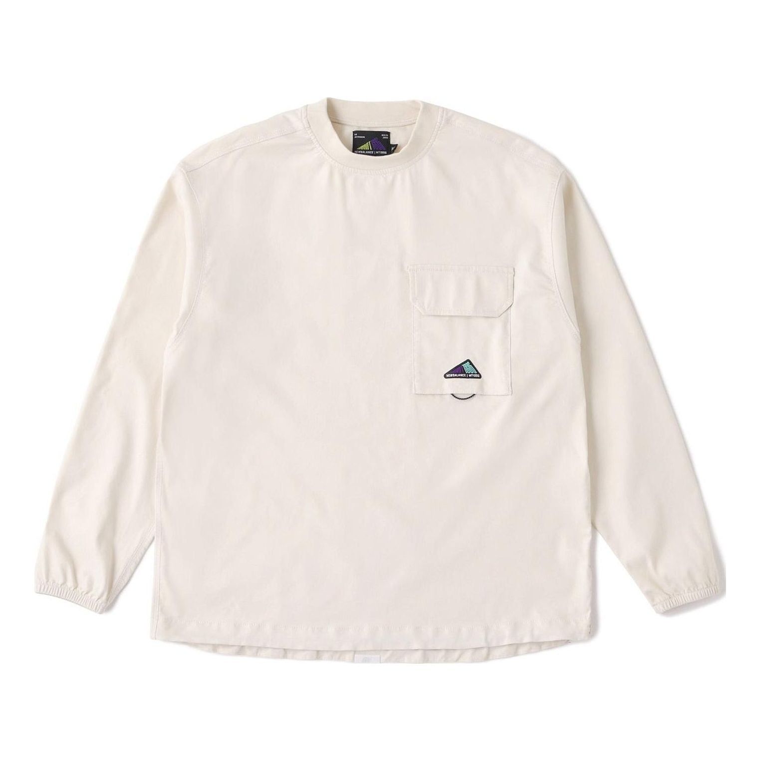 New Balance Logo Print Essential Top 'Cream White' AMT35010-BE sold by KicksCrew