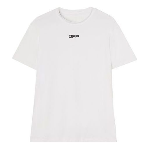 Off-White Arrow Outline S/S Sport T-Shirt 'White Black' OMVA025C99FAB0010110 sold by KicksCrew