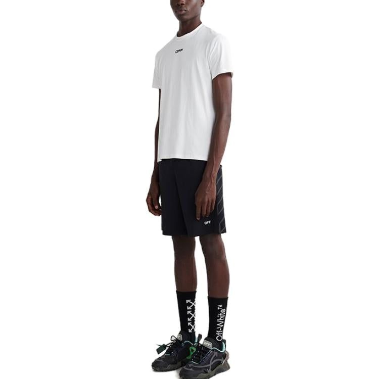 Off-White Arrow Outline S/S Sport T-Shirt 'White Black' OMVA025C99FAB0010110 sold by KicksCrew product image thumbnail 4