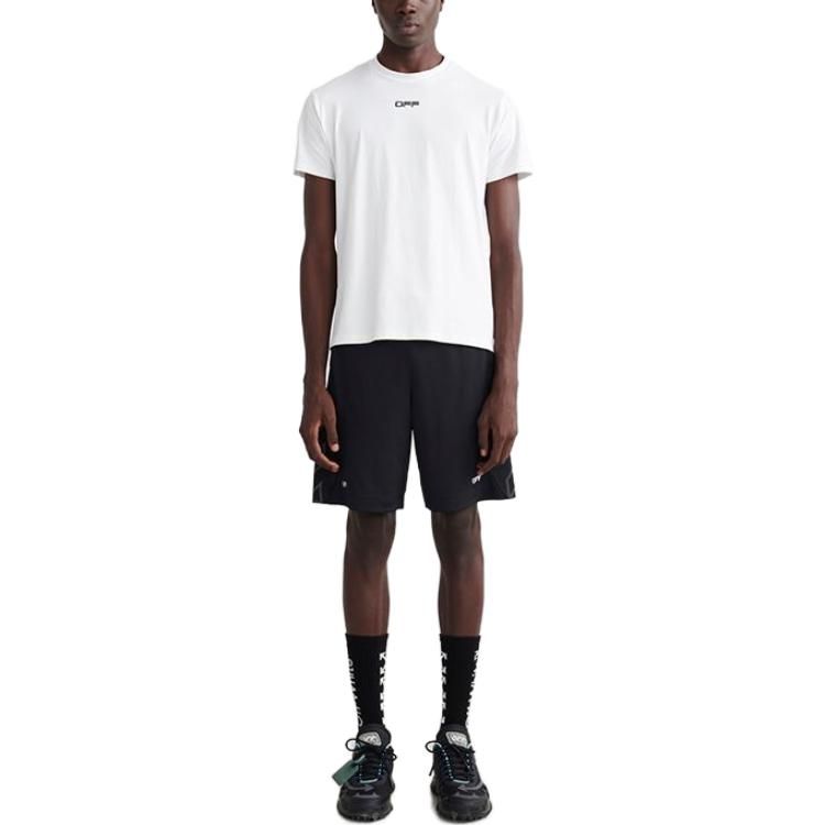 Off-White Arrow Outline S/S Sport T-Shirt 'White Black' OMVA025C99FAB0010110 sold by KicksCrew product image thumbnail 2