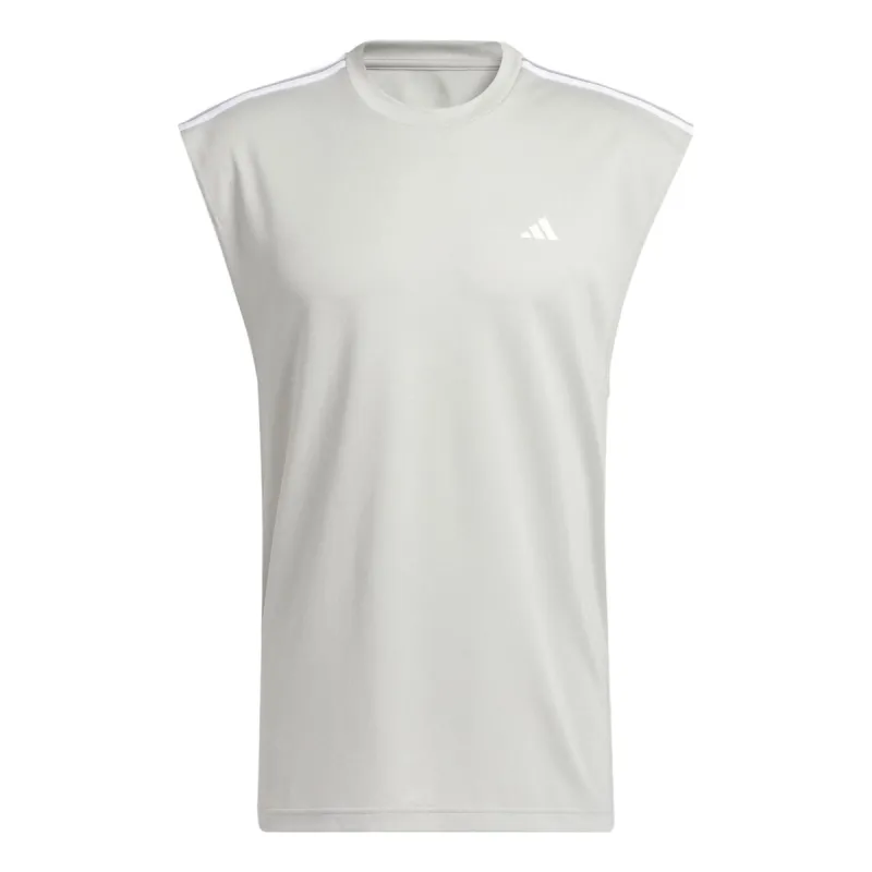 adidas All-World Sleeveless Tank Tee 'Metal Grey' IC2467 sold by KicksCrew