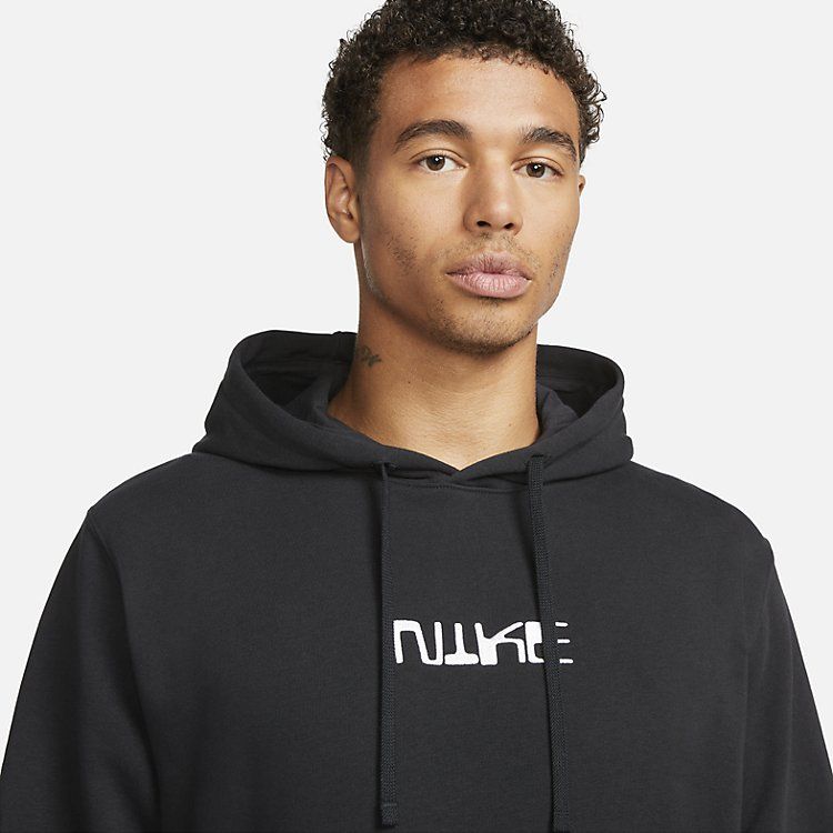 Nike Club Fleece Pullover Soccer Hoodie 'Black' FB6575-010 sold by KicksCrew product image thumbnail 3