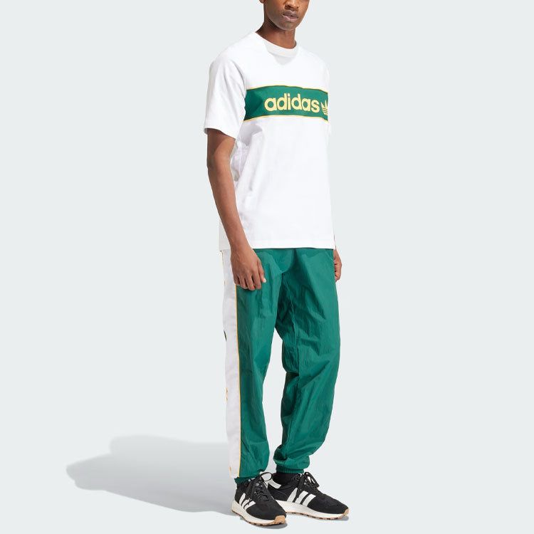 adidas originals Archive Tee 'White Green' IU0198 sold by KicksCrew product image thumbnail 4