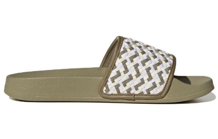 (WMNS) Adidas Originals Adilette Lite Slides 'Olive Strata White' FZ5592 sold by KicksCrew product image thumbnail 2