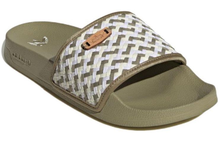 (WMNS) Adidas Originals Adilette Lite Slides 'Olive Strata White' FZ5592 sold by KicksCrew product image thumbnail 3