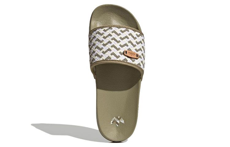 (WMNS) Adidas Originals Adilette Lite Slides 'Olive Strata White' FZ5592 sold by KicksCrew product image thumbnail 5