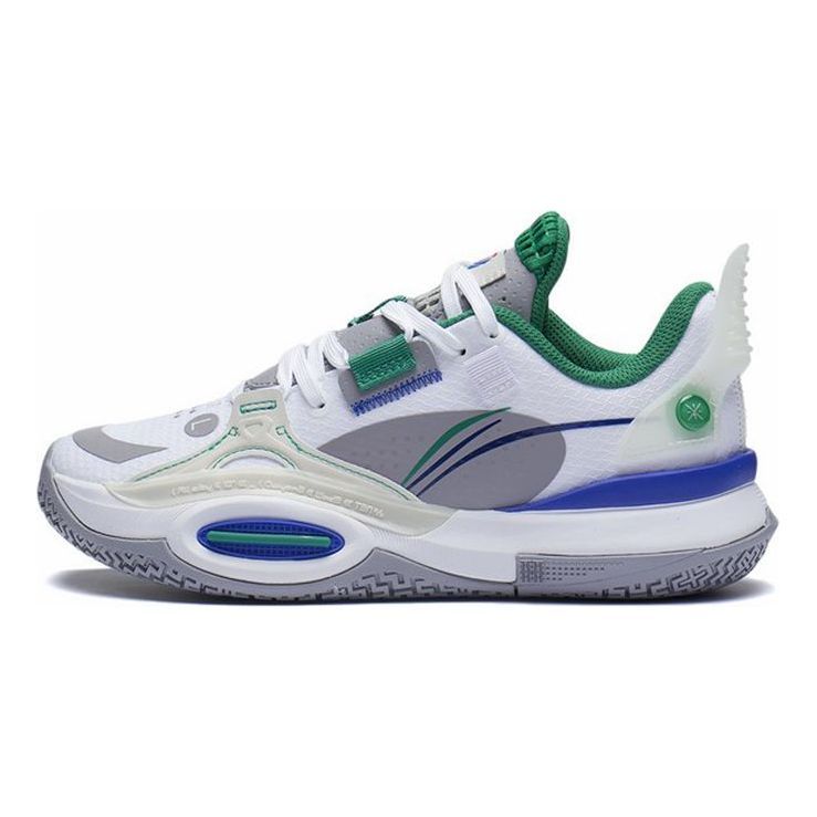 (GS) Li-Ning Wade All City 10 V1 'White Green' YKBS060-9 sold by KicksCrew