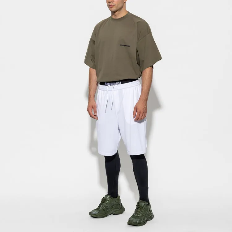 Balenciaga Strike 1917 Oversized T-shirt 'Khaki' 694576TMVJ62930 sold by KicksCrew product image thumbnail 2