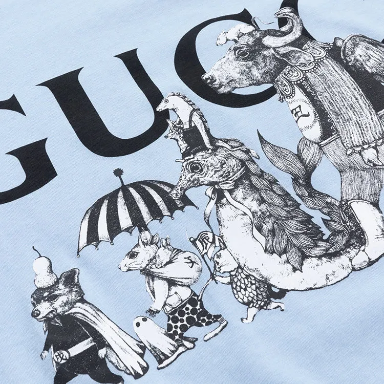 Gucci x HIGUCHI YUKO Short Sleeve T-Shirt 'Blue' 548334-XJDTM-4826 sold by KicksCrew product image thumbnail 5