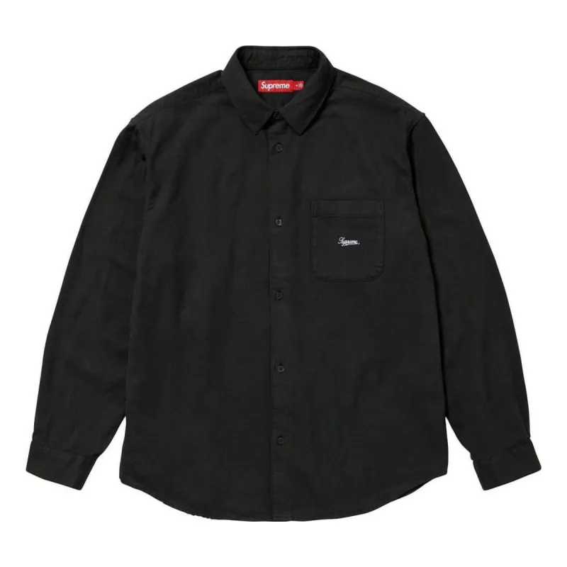 Supreme Flannel Shirt 'Black' SUP-FW23-223 sold by KicksCrew