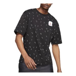 Air Jordan Legacy AJ5 AOP Short Sleeve T-Shirt 'Black' CW7101-010 sold by KicksCrew