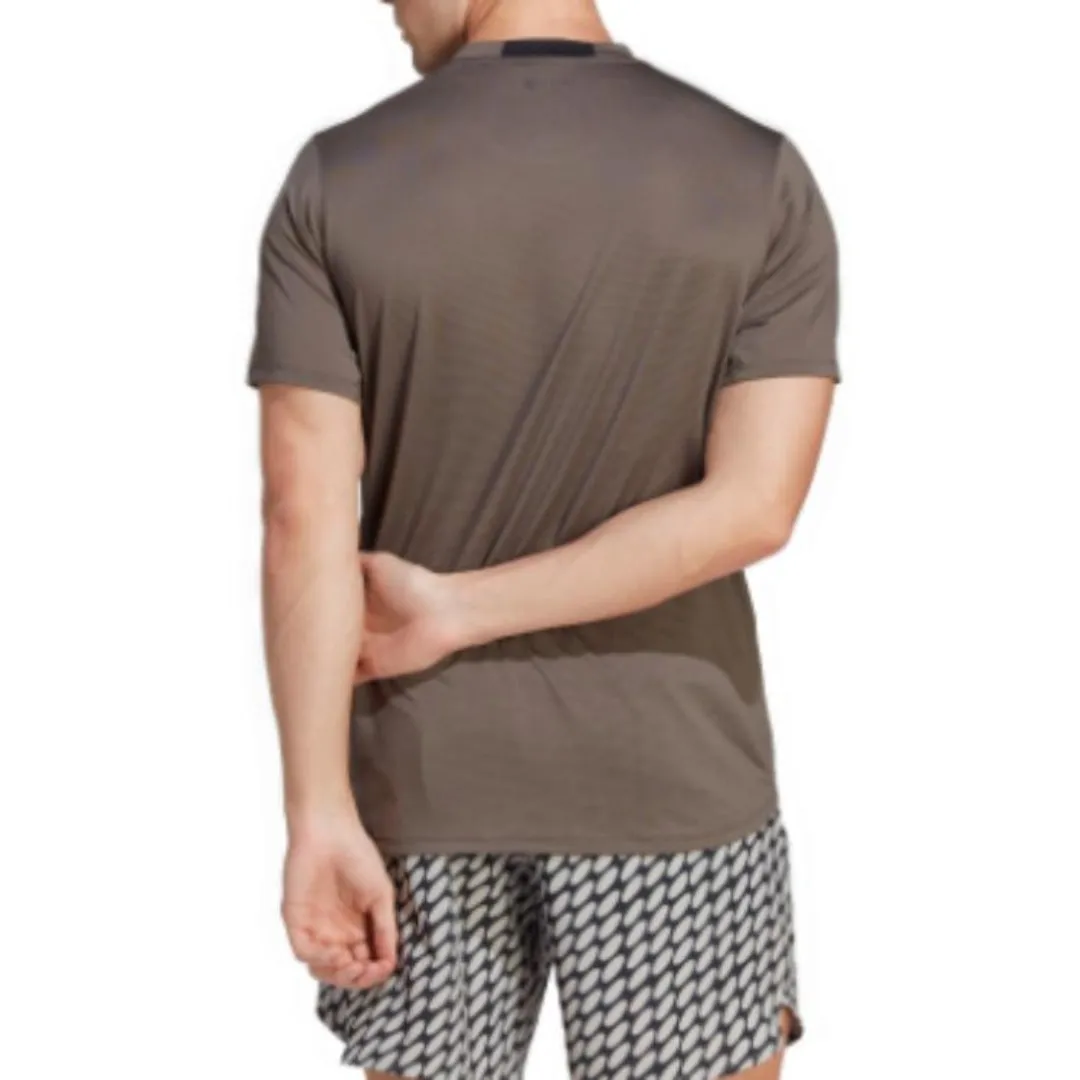 adidas x Marimekko Designed For Training T-shirt 'Brown Grey' HR8207 sold by KicksCrew product image thumbnail 3