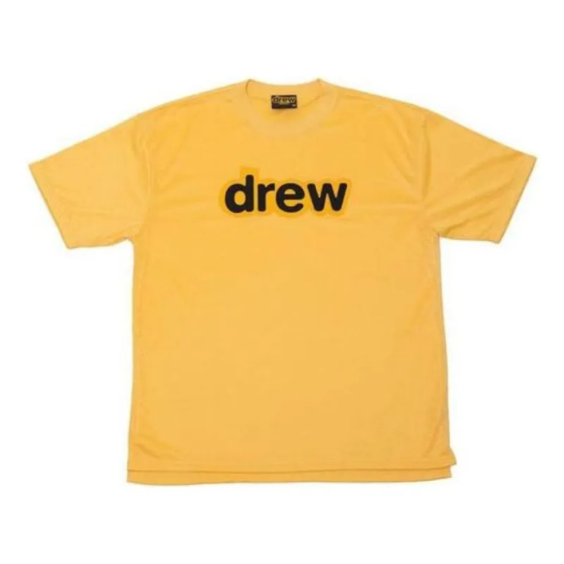 Drew House Secret Tall T-shirt 'Yellow' DR-SS21-134 sold by KicksCrew