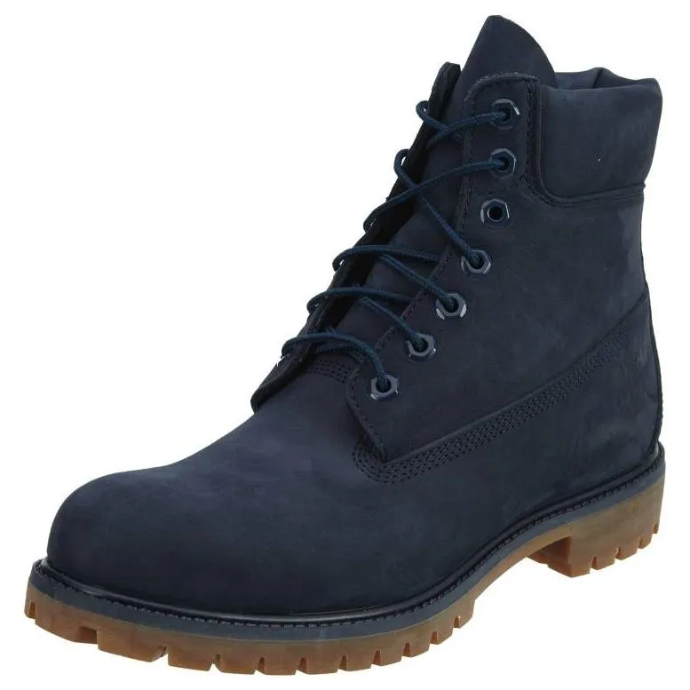 Timberland 6 Inch Premium Waterproof Boots 'Navy Nubuck' TB06718B sold by KicksCrew product image thumbnail 4