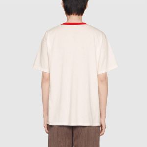 GUCCI Cat Print Oversize T-shirt 'off white' 616036-XJCVU-9125 sold by KicksCrew