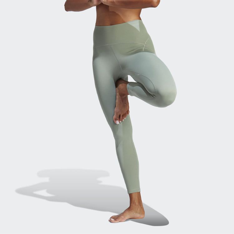 Adidas Yoga Studio Luxe 7/8 Leggings 'Green' HR5414 sold by KicksCrew product image thumbnail 2