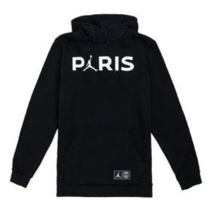 Air Jordan X PSG Hoodie 'Black White' BQ4200-010 sold by KicksCrew