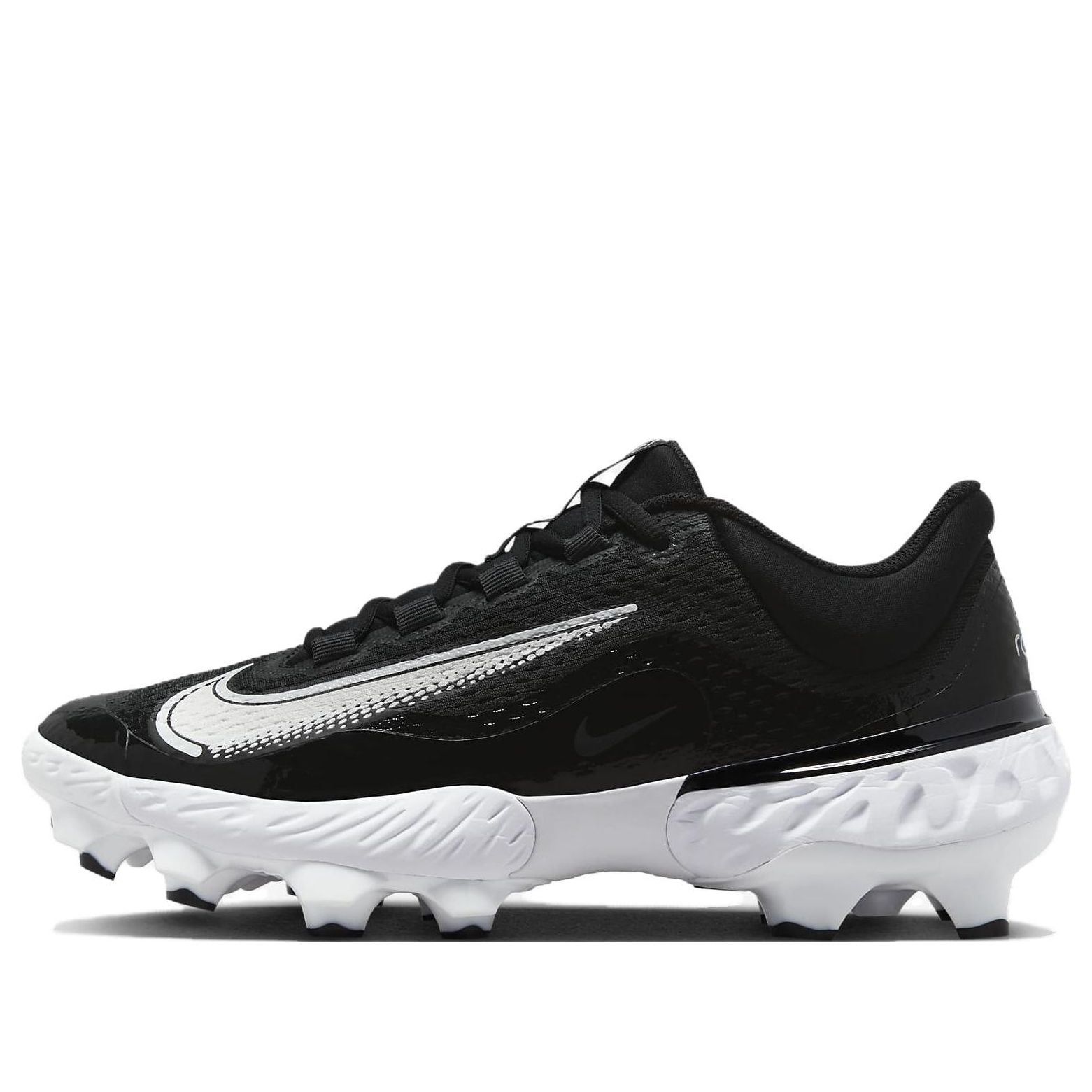Nike Alpha Huarache Elite 4 Low MCS 'Black White' FD6221-001 sold by KicksCrew