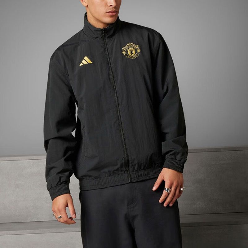 adidas Manchester United Stone Roses Anthem Jacket 'Black' IP9186 sold by KicksCrew product image thumbnail 3