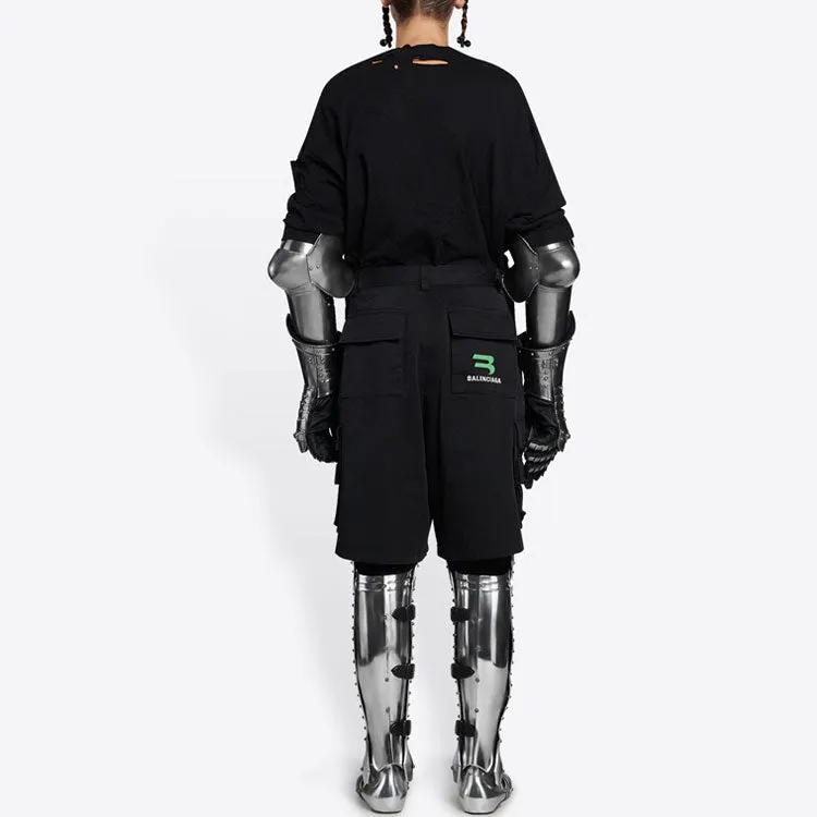 Balenciaga Gamer Cargo Shorts 'Black' 663074TKP041000 sold by KicksCrew product image thumbnail 3