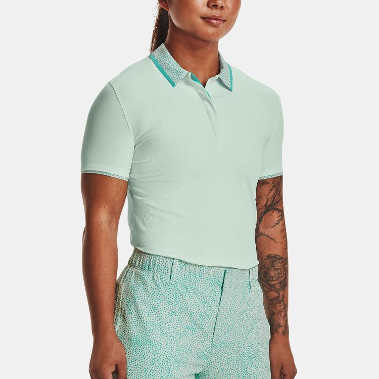 (WMNS) Under Armour Iso-Chill Polo Shirt 'Light Green' 1370132-936 sold by KicksCrew product image thumbnail 3