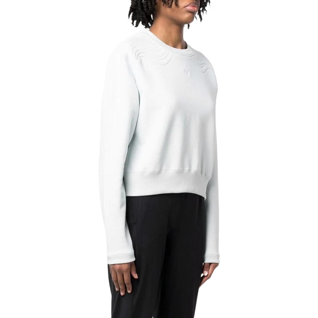 (WMNS) Puma Snow Tiger Boxy Crew Neck Sweater 'White' 533474-62 sold by KicksCrew product image thumbnail 4