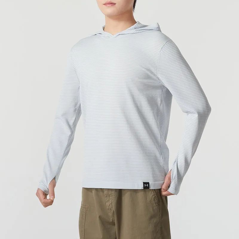 Under Armour IntelliKnit Wind Hoodie 'White' 1375075-014 sold by KicksCrew product image thumbnail 2
