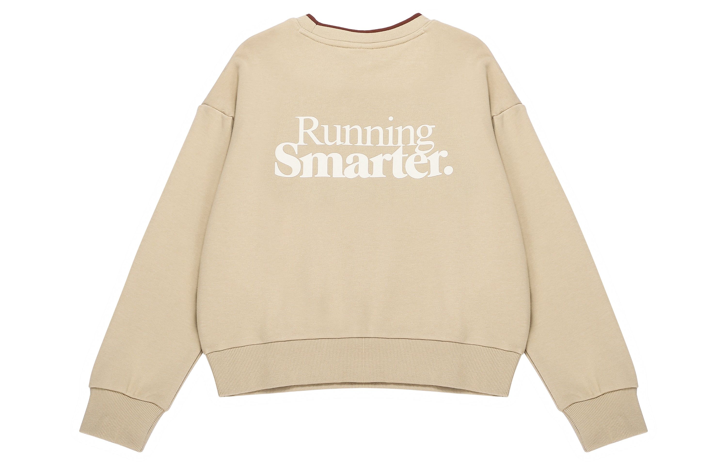 (WMNS) New Balance Athletics 70s Crewneck Sweatshirt 'Beige White' AWT23552-INC sold by KicksCrew product image thumbnail 2