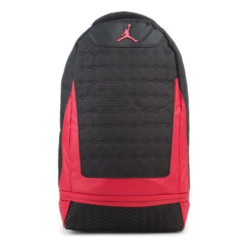 KicksCrew Air Jordan Retro 13 Backpack 'Black Red' 9A1898-KR5
