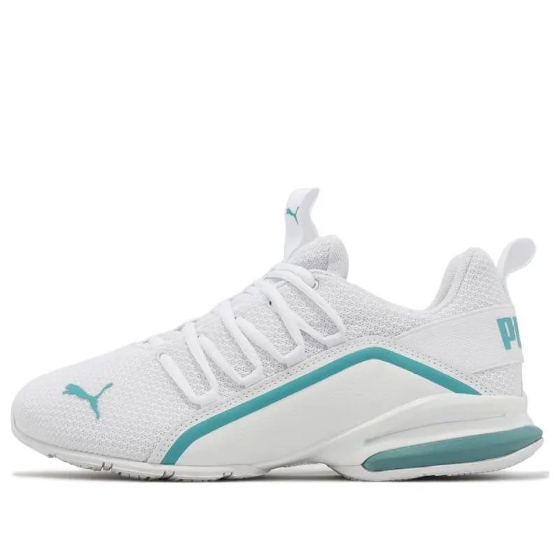 (WMNS) PUMA Axelion Metallic 'White Porcelain' 376023-06 sold by KicksCrew