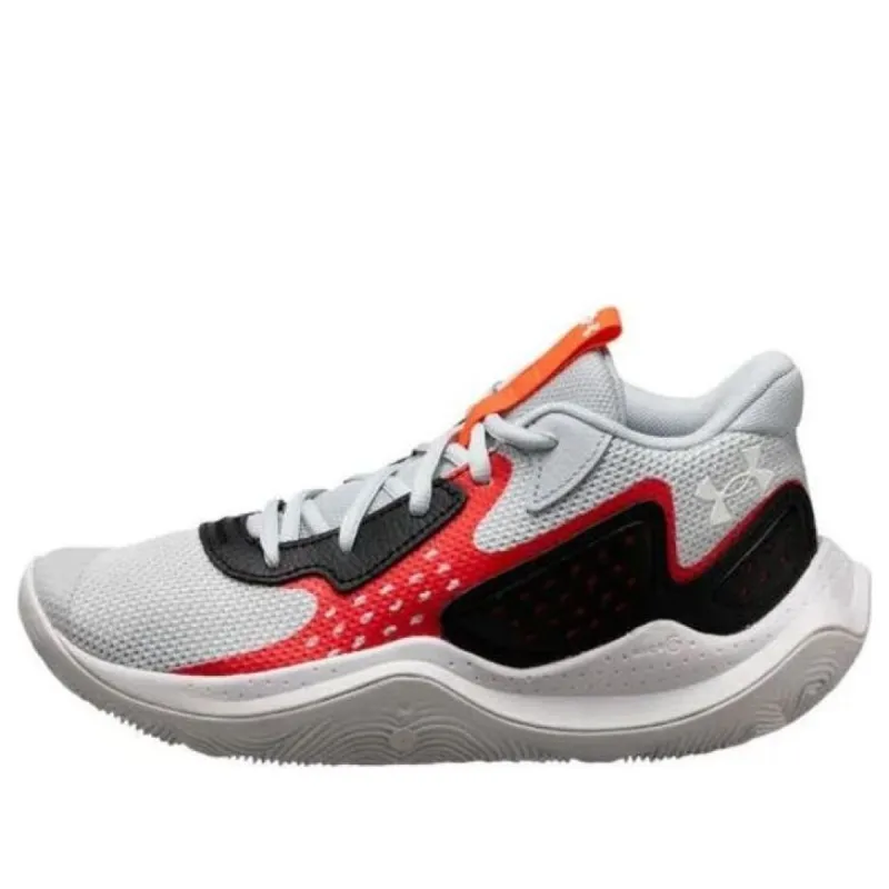 Under Armour Jet '23 Basketball Shoes 'Grey Black Red' 3026634-103 sold by KicksCrew