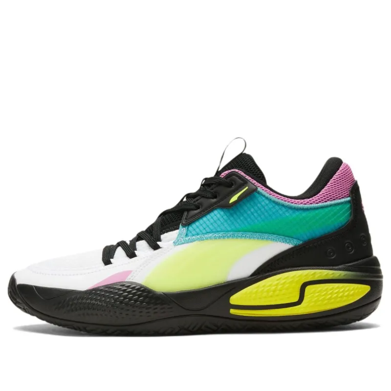 PUMA Court Rider SWxP 'White Yellow Alert' 377420-01 sold by KicksCrew