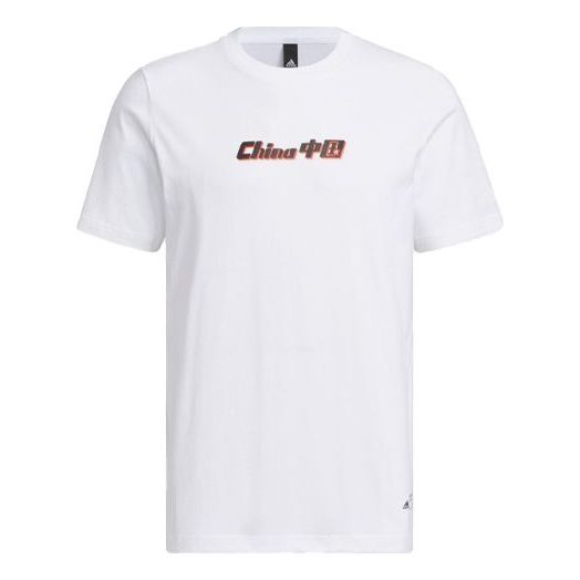 Adidas China Printing Short Sleeve T-Shirt 'White' IP3972 sold by KicksCrew