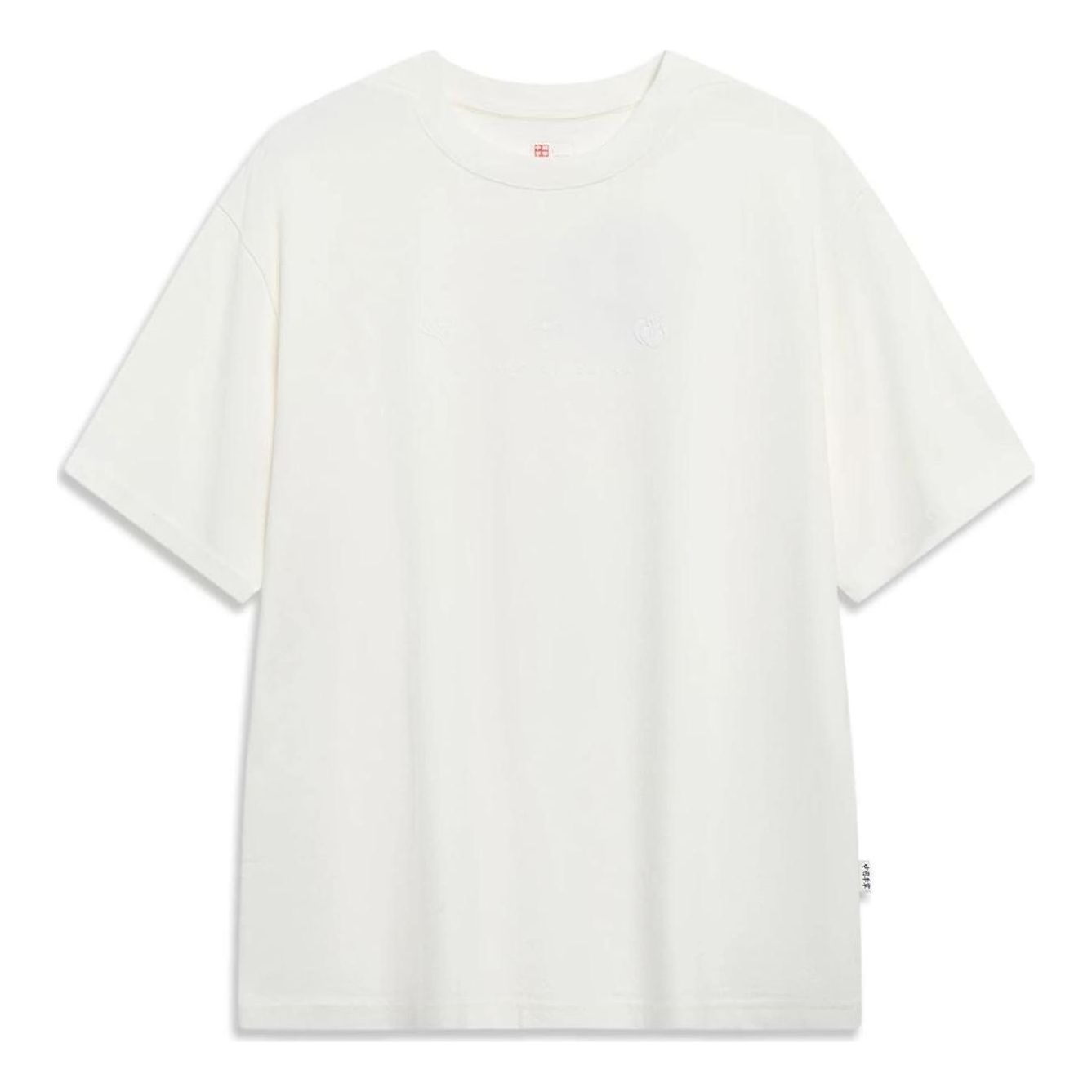 Li-Ning Floral Graphic T-shirt 'Creamy White' AHST107-4 sold by KicksCrew