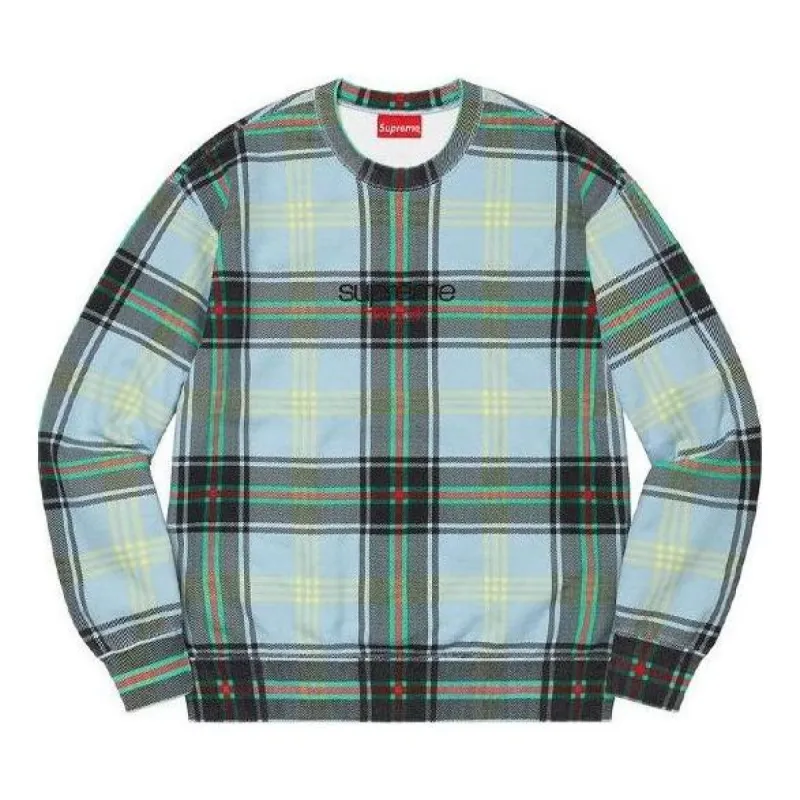 Supreme Plaid Crewneck 'Multi-Color' SUP-SS21-669 sold by KicksCrew