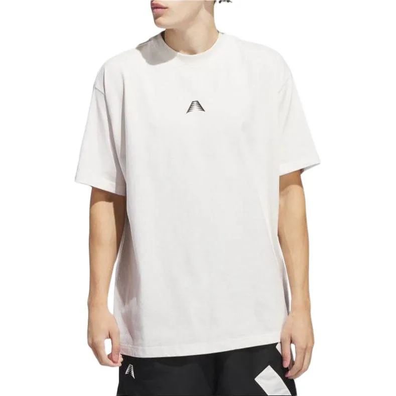 adidas Basketball AE Foundation T-shirt 'White' IU2810 sold by KicksCrew product image thumbnail 2