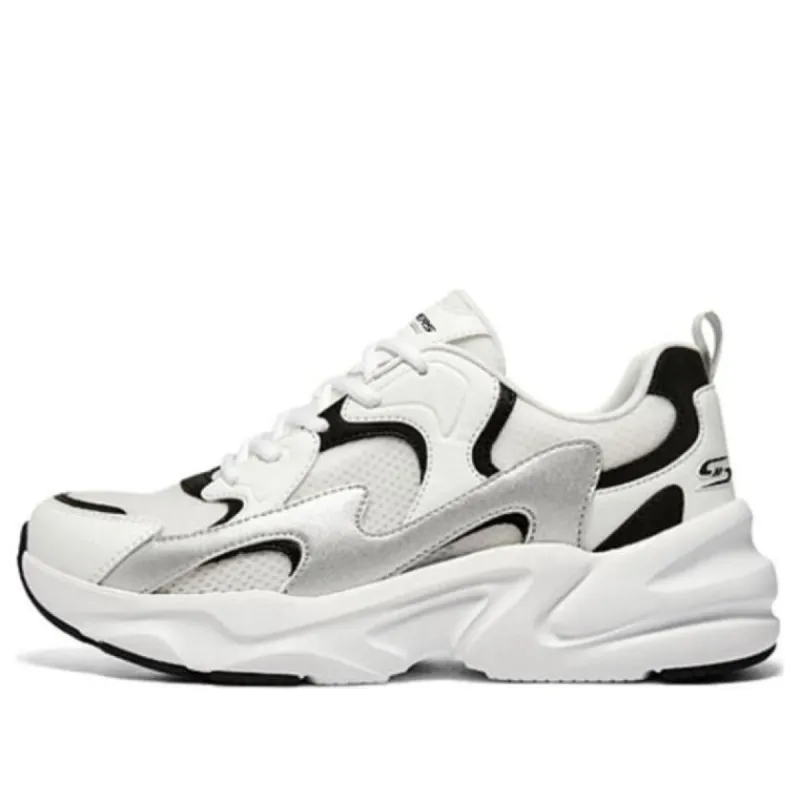 Skechers Bobs Bamina 2 'White Black Silver' 118321-WBKS sold by KicksCrew