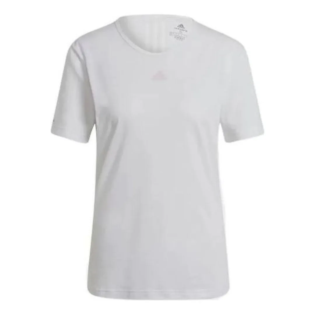 (WMNS) adidas U4U AEROREADY T-Shirt Asia Sizing 'White' GN4969 sold by KicksCrew