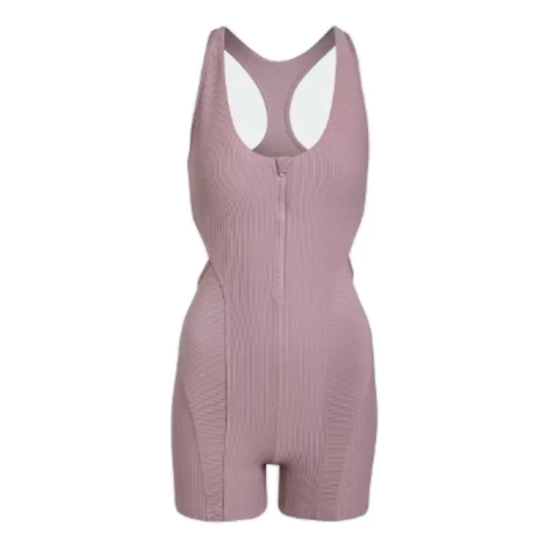 (WMNS) adidas Yoga Ribbed Bodysuit 'Purple HD9545 sold by KicksCrew