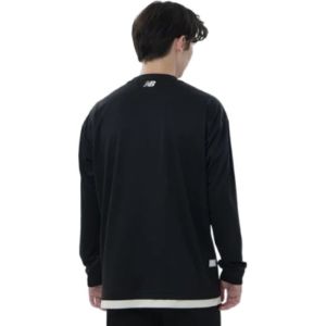 New Balance Basketball Wear Graphic Long Sleeve T-Shirt 'Black' AMT25114-BK sold by KicksCrew