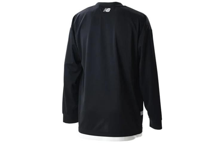 New Balance Basketball Wear Graphic Long Sleeve T-Shirt 'Black' AMT25114-BK sold by KicksCrew product image thumbnail 2