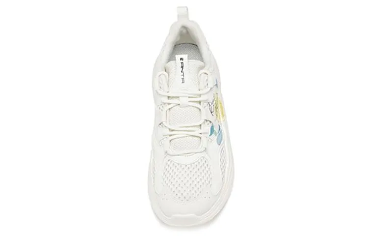 (WMNS) ANTA Running Series Sneakers 'White Yellow' 122028882-4 sold by KicksCrew product image thumbnail 4