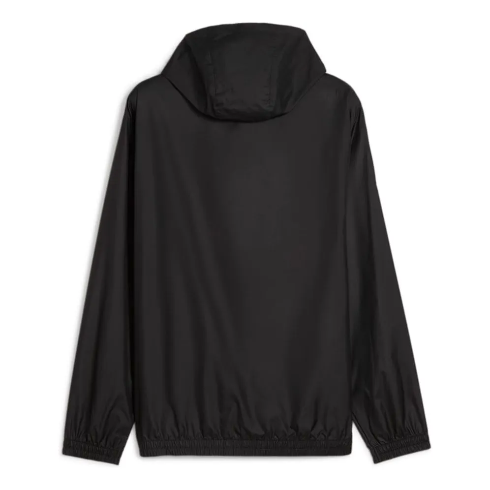 PUMA Hooded Graphic Windbreaker Jacket 'Black Yellow' 623837-01 sold by KicksCrew product image thumbnail 2