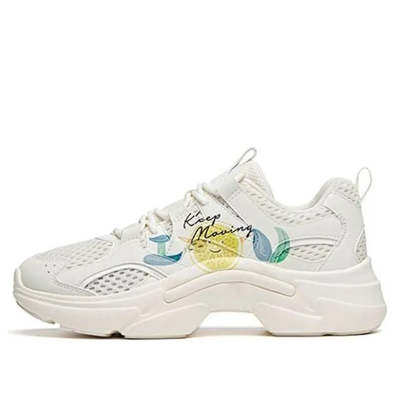 (WMNS) ANTA Running Series Sneakers 'White Yellow' 122028882-4 sold by KicksCrew