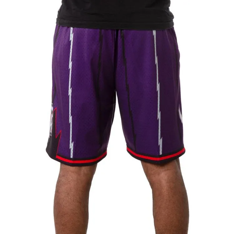 Mitchell & Ness NBA Swingman Shorts Toronto Raptors Road 1998-99 'Dark Purple' SMSHGS18255-TRAPURP98 sold by KicksCrew product image thumbnail 4