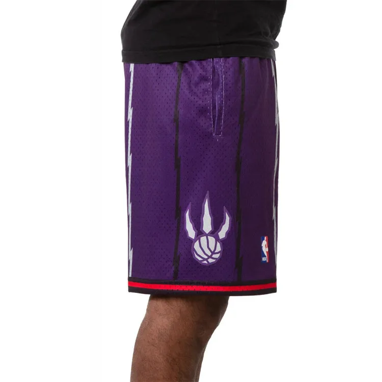 Mitchell & Ness NBA Swingman Shorts Toronto Raptors Road 1998-99 'Dark Purple' SMSHGS18255-TRAPURP98 sold by KicksCrew product image thumbnail 5